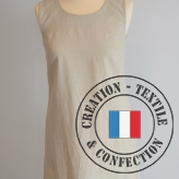 Robe en lin 3 trous - Naturel